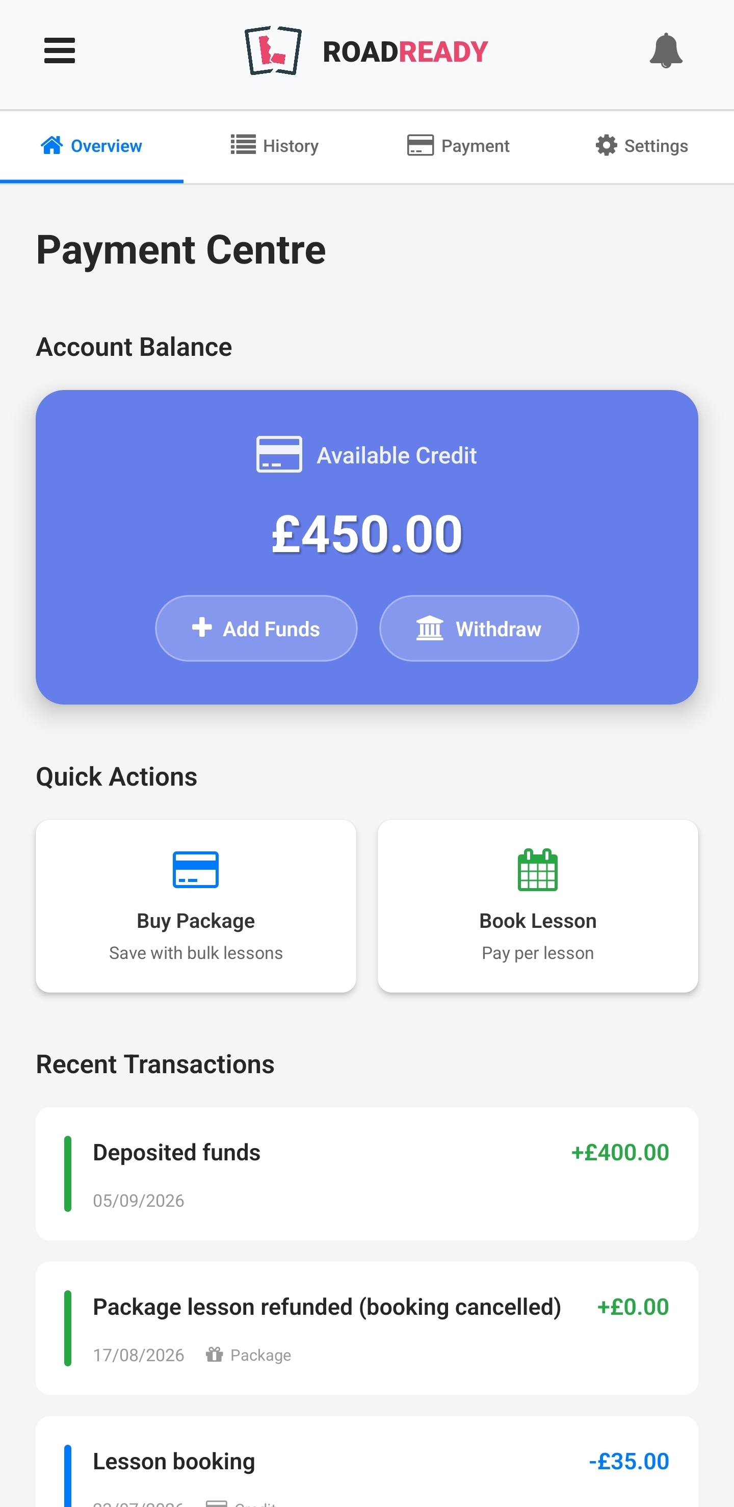 Payment centre