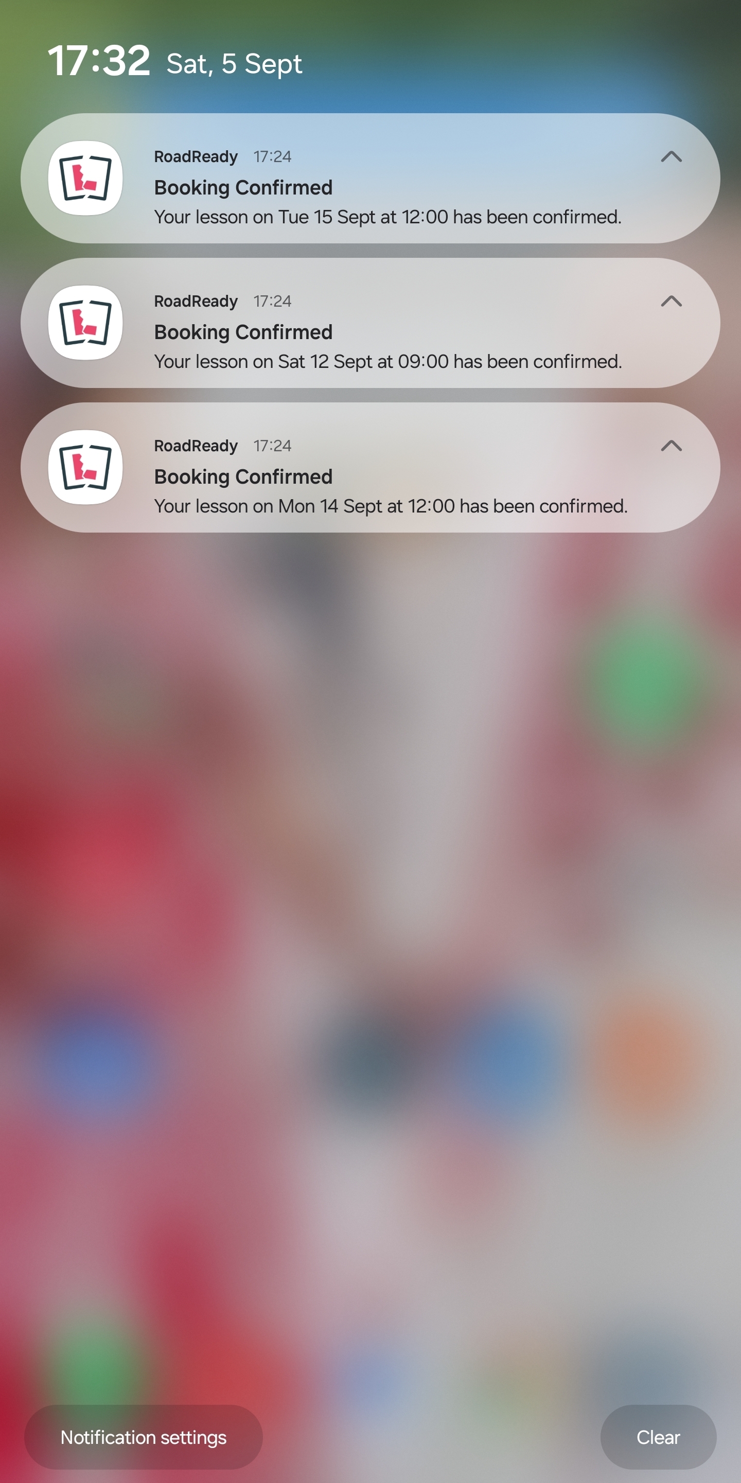 Push notifications