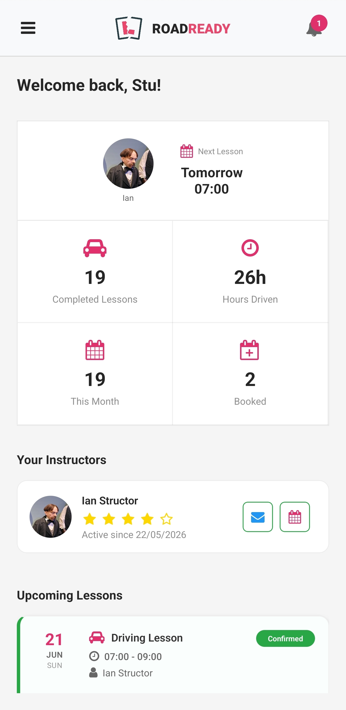 Student dashboard
